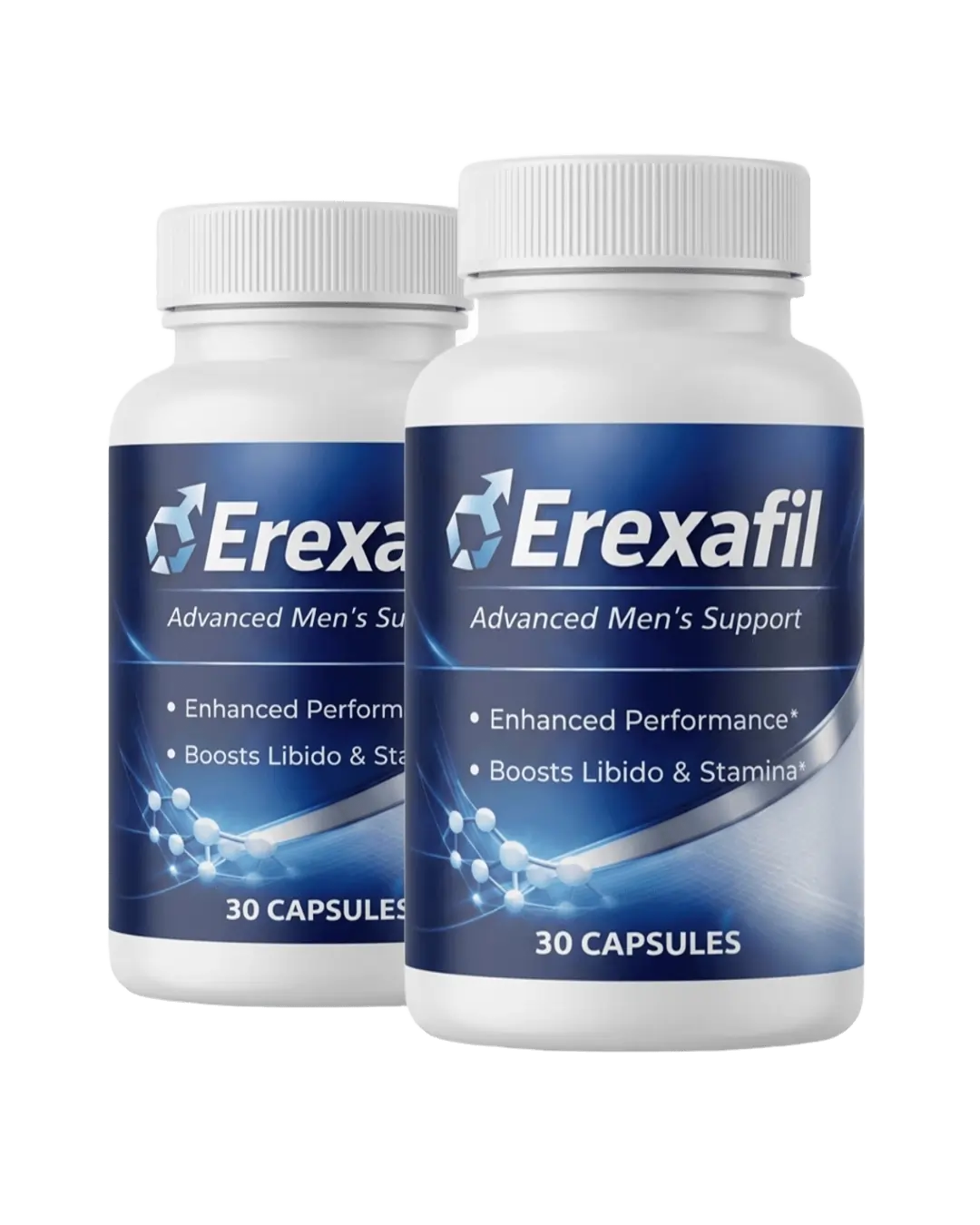 Two bottles of daily wellness capsules