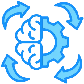 An icon depicting mental focus